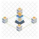Réseau Bitcoin  Icône