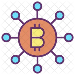 Réseau Bitcoin  Icône