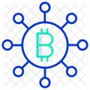 Reseau Bitcoins Reseau Bitcoin Connexion Bitcoin Icône