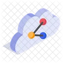 Nuage Reseau Partage Icône