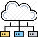 Cloud Reseau Informatique Icône