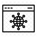 Réseau de diffusion de contenu  Icône