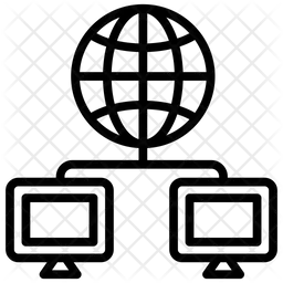 Réseau de données mondial  Icône