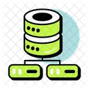 Réseau de serveurs en rack  Icon