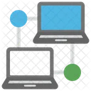 Interconnecte Reseau Structure Icône