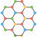 Moleculaire Reseau Cellule Icône