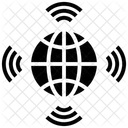 Reseau Mondial Connexions Mondiales Internet Icône