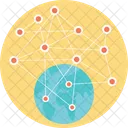 Réseau mondial  Icône