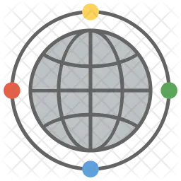 Réseau mondial  Icône