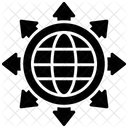 Grille Globe Reseau Icône