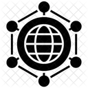 Grille Globe Reseau Icône