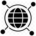 Grille Globe Reseau Icône