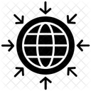 Grille Globe Reseau Icône