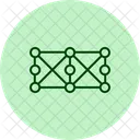 Reseau Neuronal Pentaglow Icon