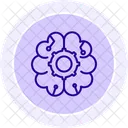 Icone Cercle De Couleur Reseau Neuronal Icon