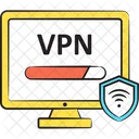 Reseau Prive Virtuel Vpn Securite Icône