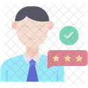 Opinión del cliente  Icono