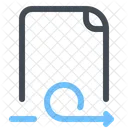 Resend File Document Icon