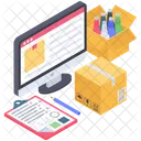 Reserva De Pedidos En Linea Solicitud De Entrega Reserva De Paquetes Icono