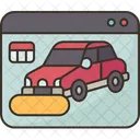 Reservation Car Booking Icon