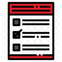 Reservation Form Booking Icon