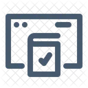Reserve via web  アイコン