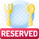 Reserved Restaurant Table Icon