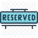 Reserved Booked Private Icon