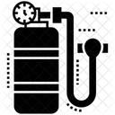 Appareil Doxygenotherapie Bouteille De Gaz Reservoir Doxygene Icône