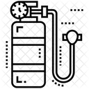Appareil Doxygenotherapie Bouteille De Gaz Reservoir Doxygene Icône