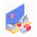 Unpacking Resettlement Relocation Icon