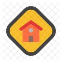 Residence House Building Icon
