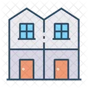 Resident House Raw House Town House Icon