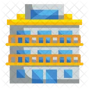 Residential Building Flat Icon