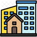 Building Residential Home Address Icon