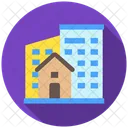 Building Residential Home Address Icon