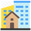 Building Residential Home Address Icon