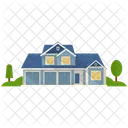Residential Building House Villa Icon