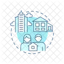 Residential Property Family House Icon