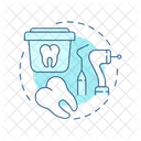 Desechos dentales  Icono