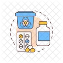 Residuos farmacéuticos  Icono