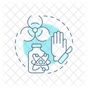 Desecho radioactivo  Icono