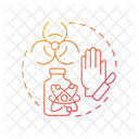 Desecho radioactivo  Icono
