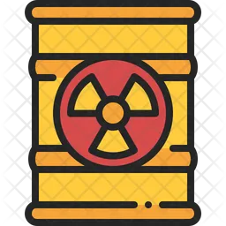 Desecho radioactivo  Icono