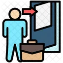 Resignation Exit Letter Icon