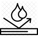 Icone De Ligne De Resistance A Lhumidite Icône