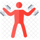 Resistance Training Flat Icon Business And Finance Icon Pack Icon