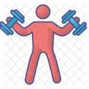 Resistance Training Outline Filled Icon Business And Finance Icon Pack Icon