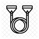 Resistance Tubes Fitness Icon