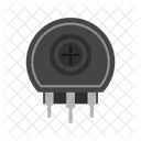 Variable Resistor Circuit Icon